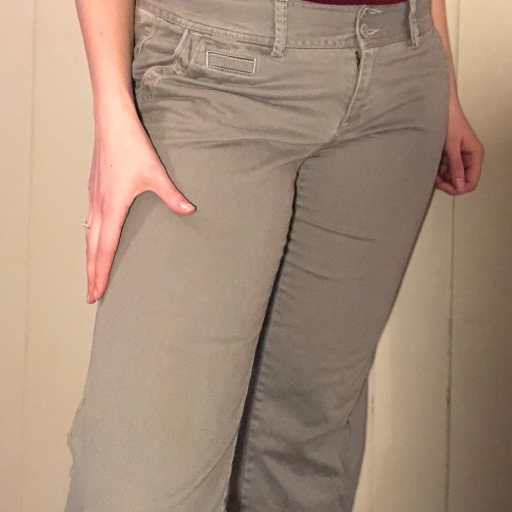 Gray American Eagle dress pants